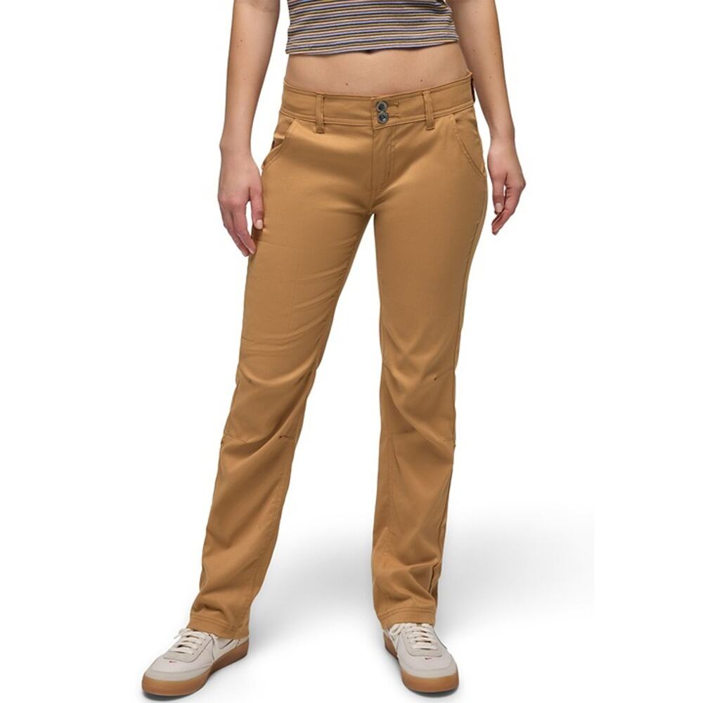 prAna Halle Straight Pants Earthbound Brown Hiking Climbing Cargo Trail Size 14